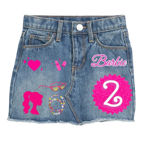 Barbie Jean Jacket , Skirt, & Shirt