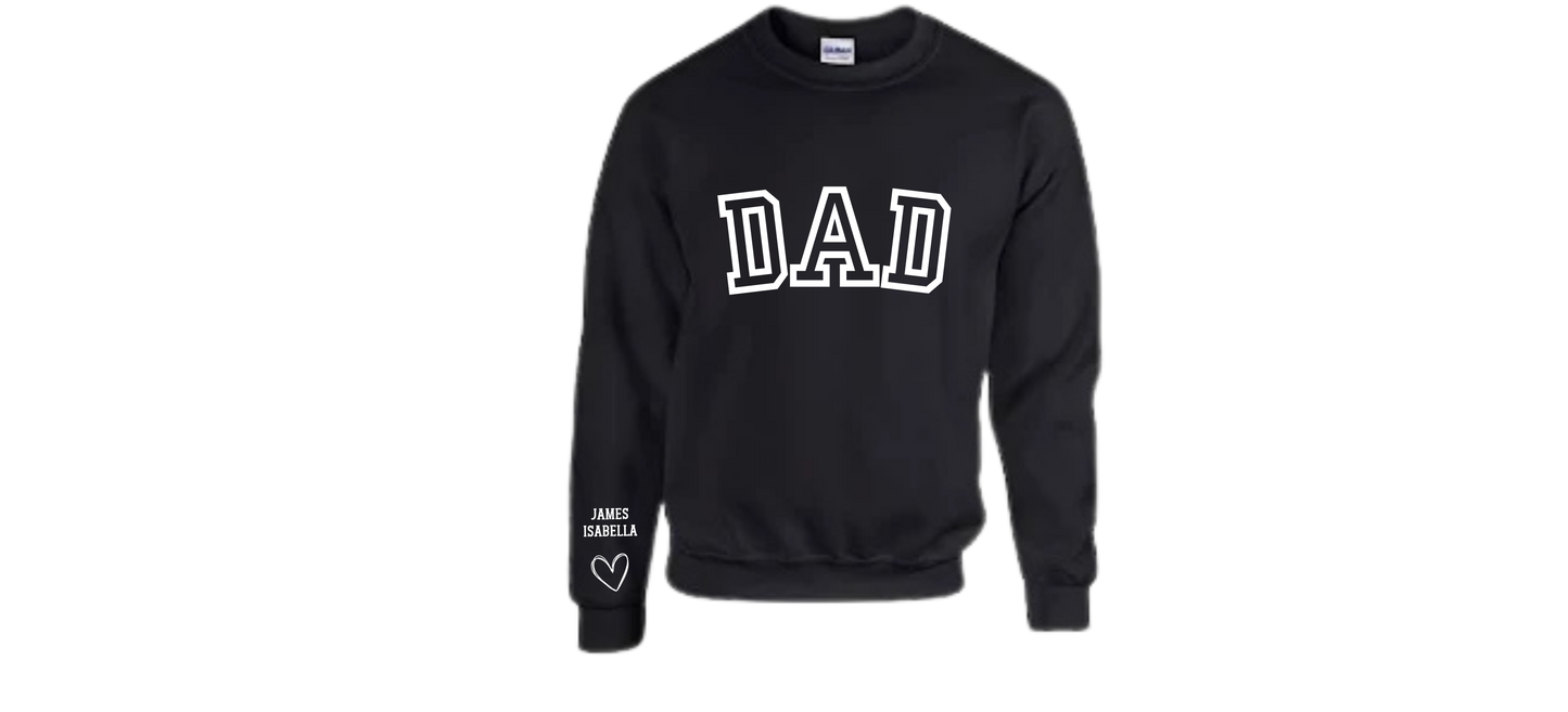 Dad Sweater with name customized