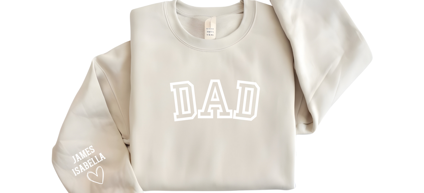 Dad Sweater with name customized