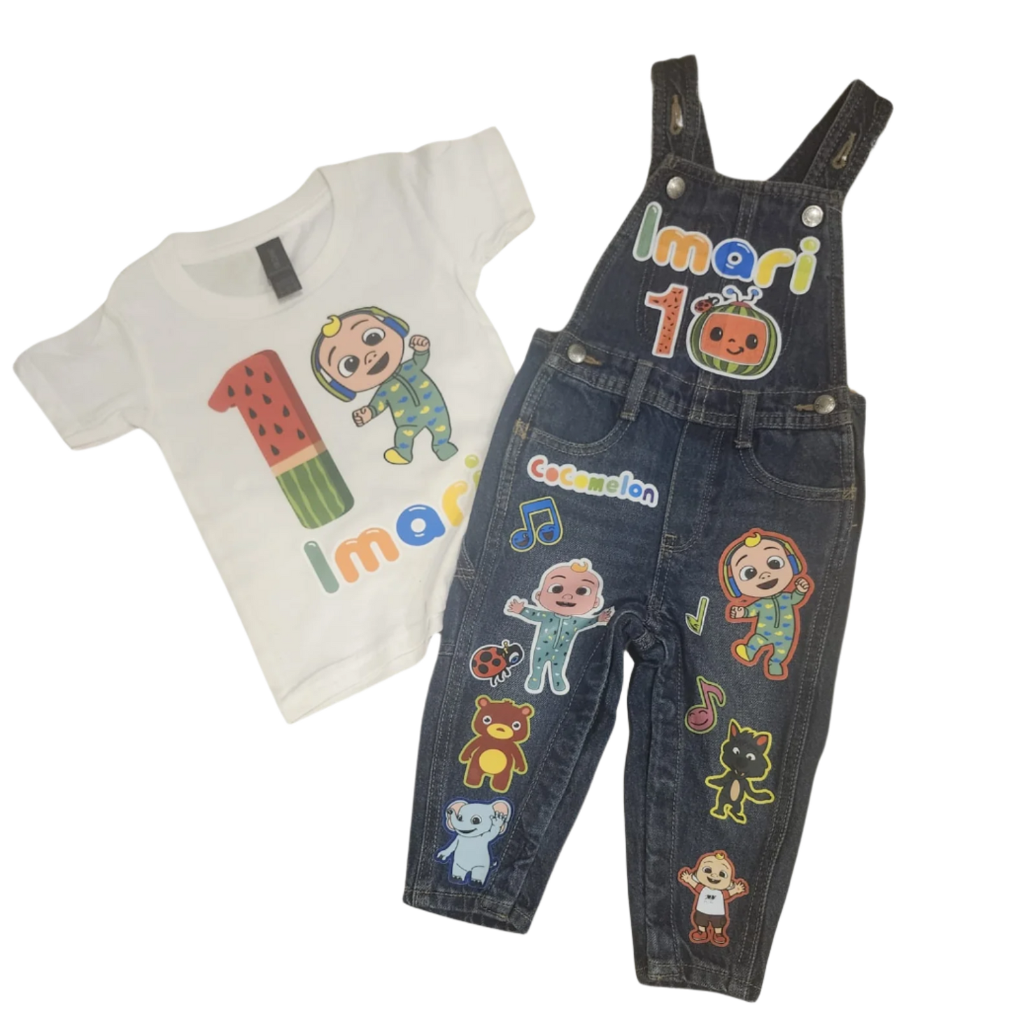 Cocomelon Jean Overall Customized