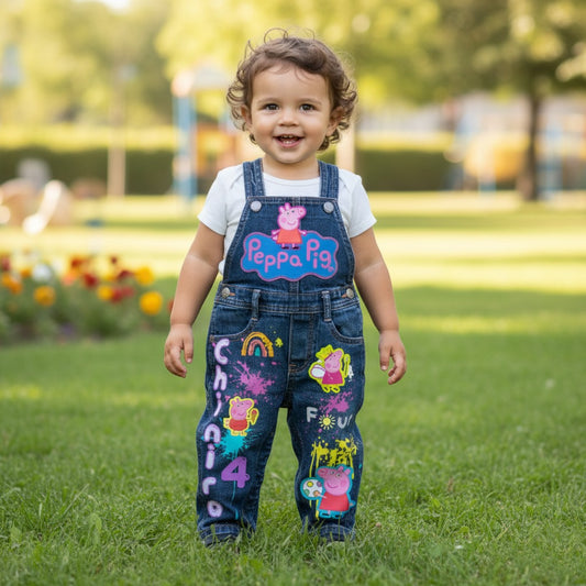 Peppa Pig Overalls and Shirt