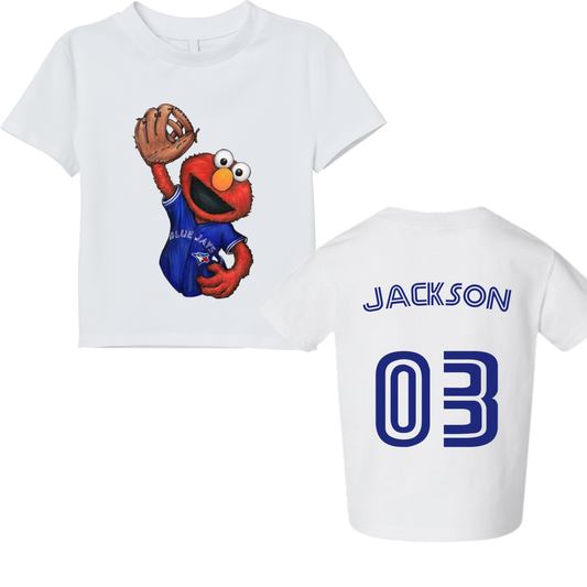 Elmo Inspired Blue Jays Shirt